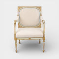 A Pair of 19th Century Venetian Carved Wood Arm Chairs