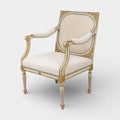 A Pair of 19th Century Venetian Carved Wood Arm Chairs