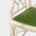 A Pair of Painted Fretwork Armchairs Attributed to Colefax and Fowler