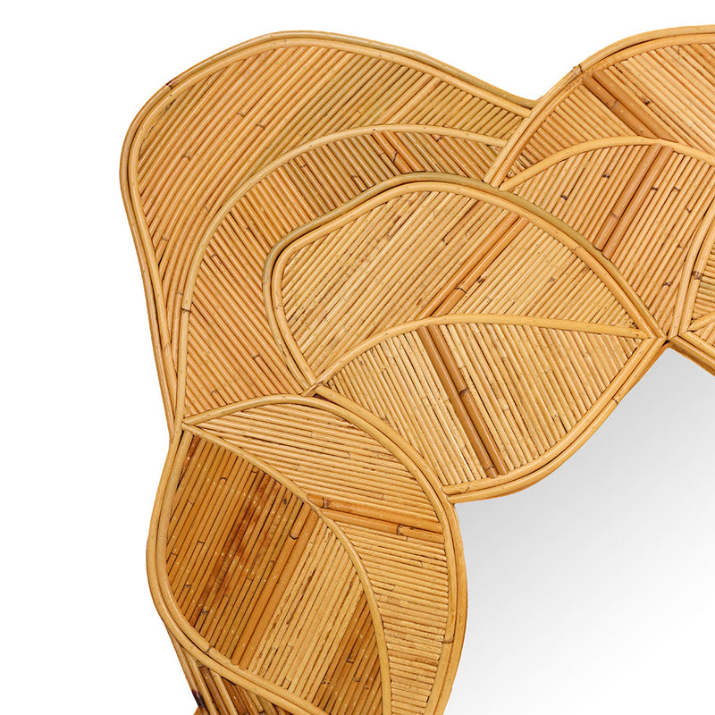 Palm Frond Floor Mirror