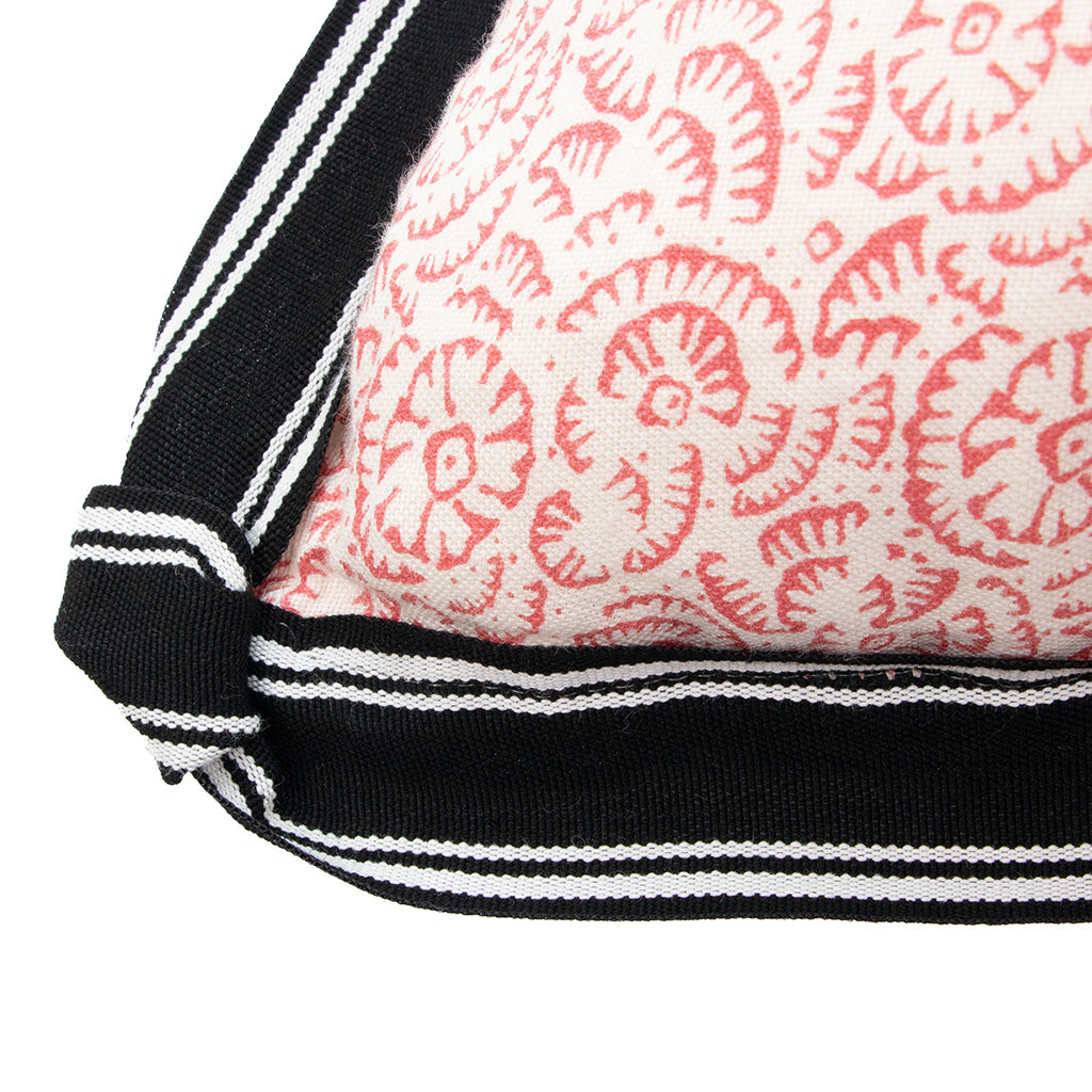 Red Papavero on Jaipur Fiore Coral