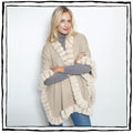 Snap-Sleeve Poncho