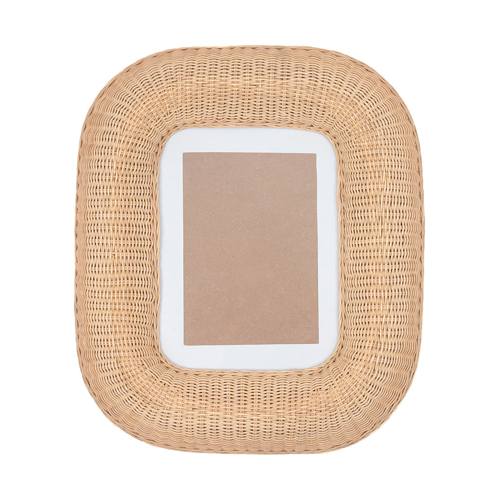 Wicker Rattan Photo Frame