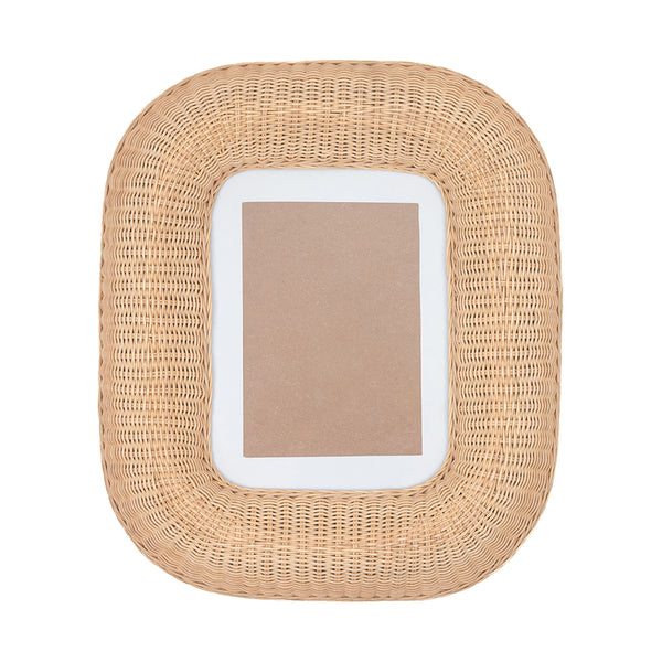 Wicker Rattan Photo Frame