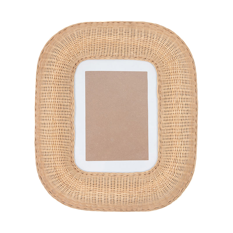 Wicker Rattan Photo Frame