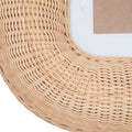 Wicker Rattan Photo Frame