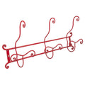 Red Lacquered Wall Mounted Coat Rack by Fornasetti