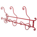 Red Lacquered Wall Mounted Coat Rack by Fornasetti