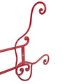 Red Lacquered Wall Mounted Coat Rack by Fornasetti