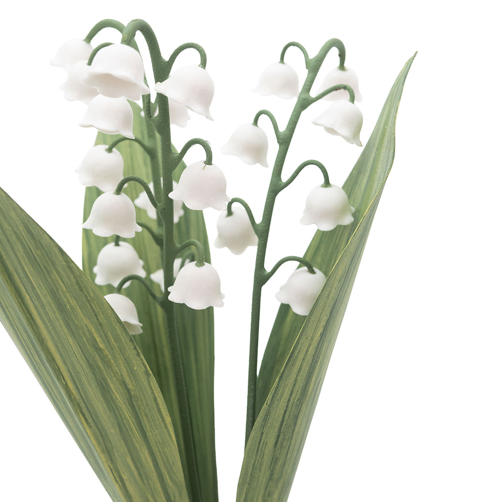 lily's health white rock Porcelain Lily of the Valley in Rock Crystal