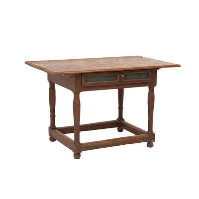 A Rare Antique Scandinavian Baroque Oak Table