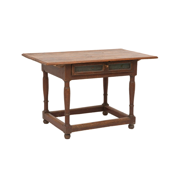 A Rare Antique Scandinavian Baroque Oak Table