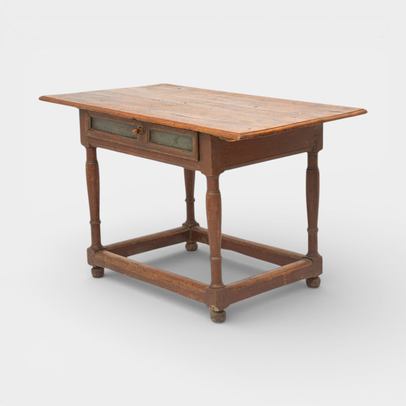 A Rare Antique Scandinavian Baroque Oak Table