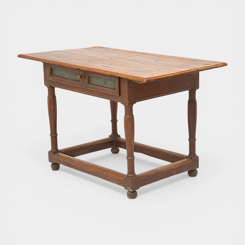 A Rare Antique Scandinavian Baroque Oak Table