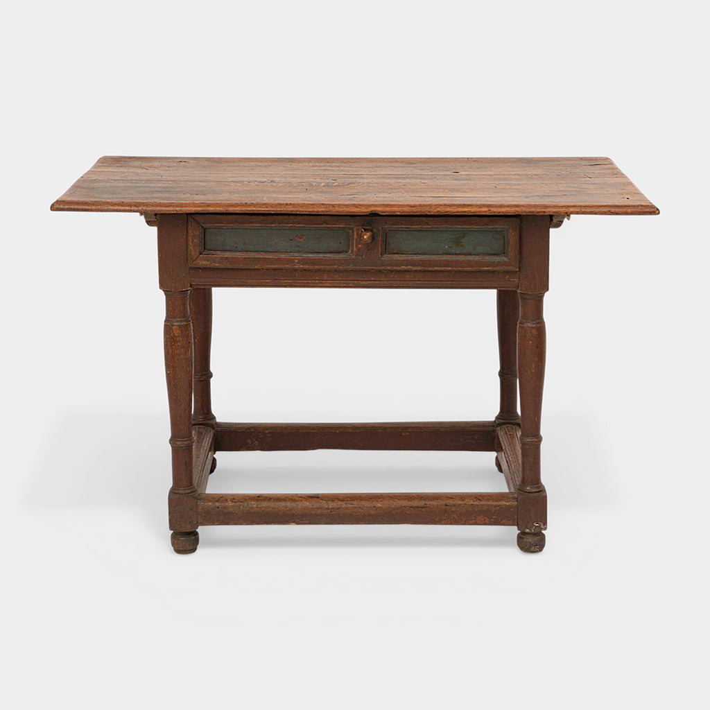 A Rare Antique Scandinavian Baroque Oak Table