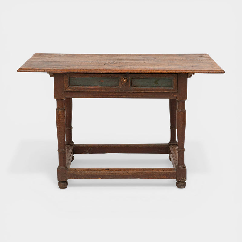 A Rare Antique Scandinavian Baroque Oak Table