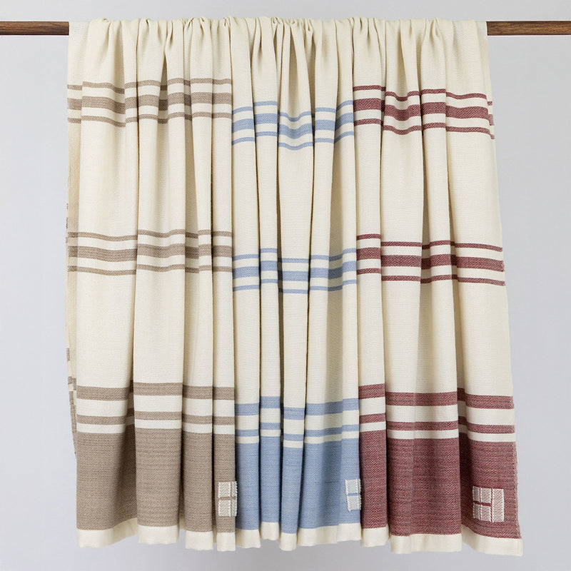 Casa Branca x Swans Island Branca Stripe Grande Throw
