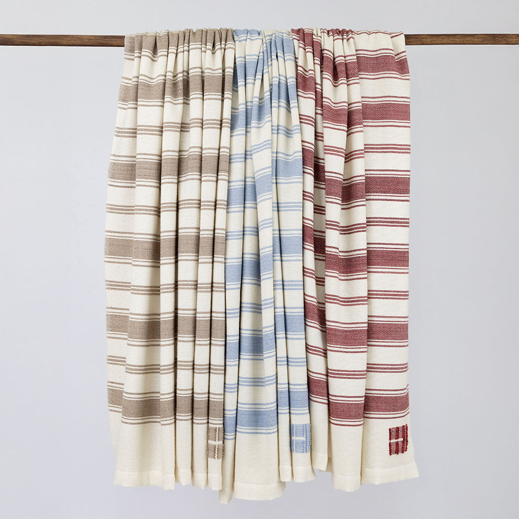 Casa Branca x Swans Island Branca Stripe Throw