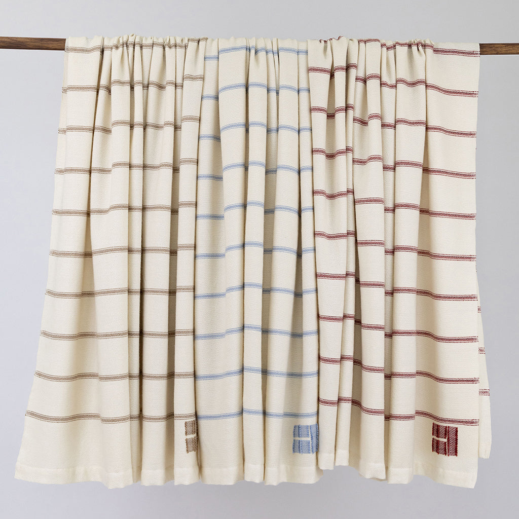 Casa Branca x Swans Island Branca Ticking Throw