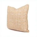 Vimini Pillow with Raffia Quadri Piping