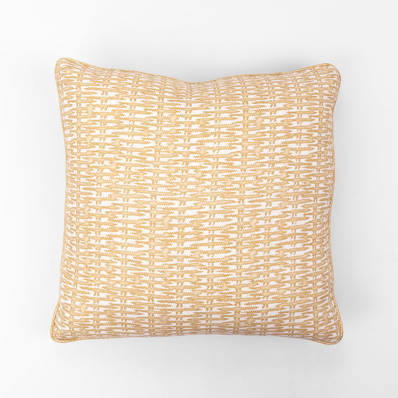 Vimini Pillow with Raffia Quadri Piping
