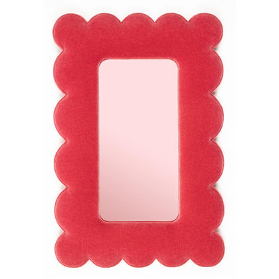 Casa Branca x Wilson Studio Bespoke Upholstered Scalloped Mirror