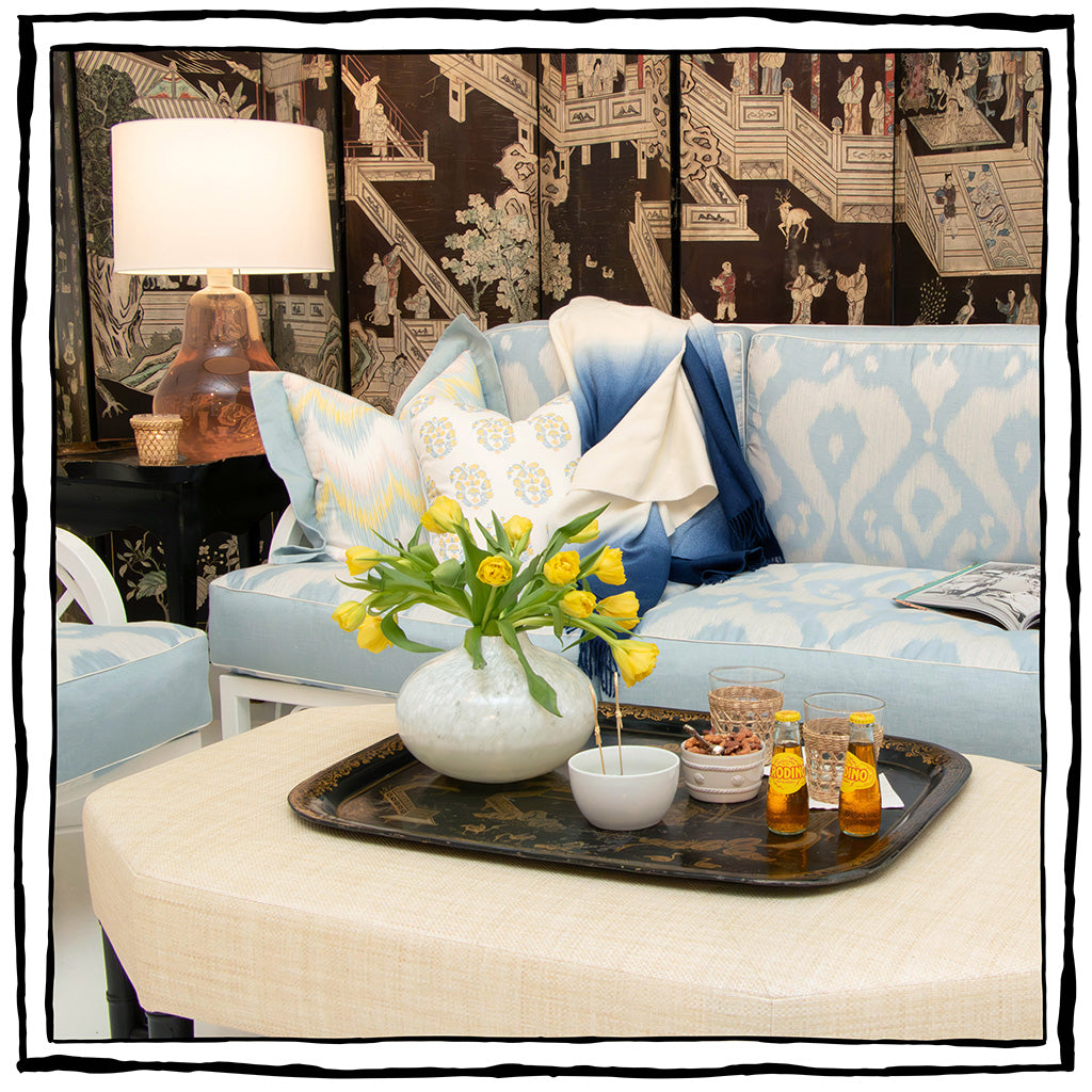 White Lacquered Wrought Iron Sofa and Two Armchairs in the Style of Emilio Terry