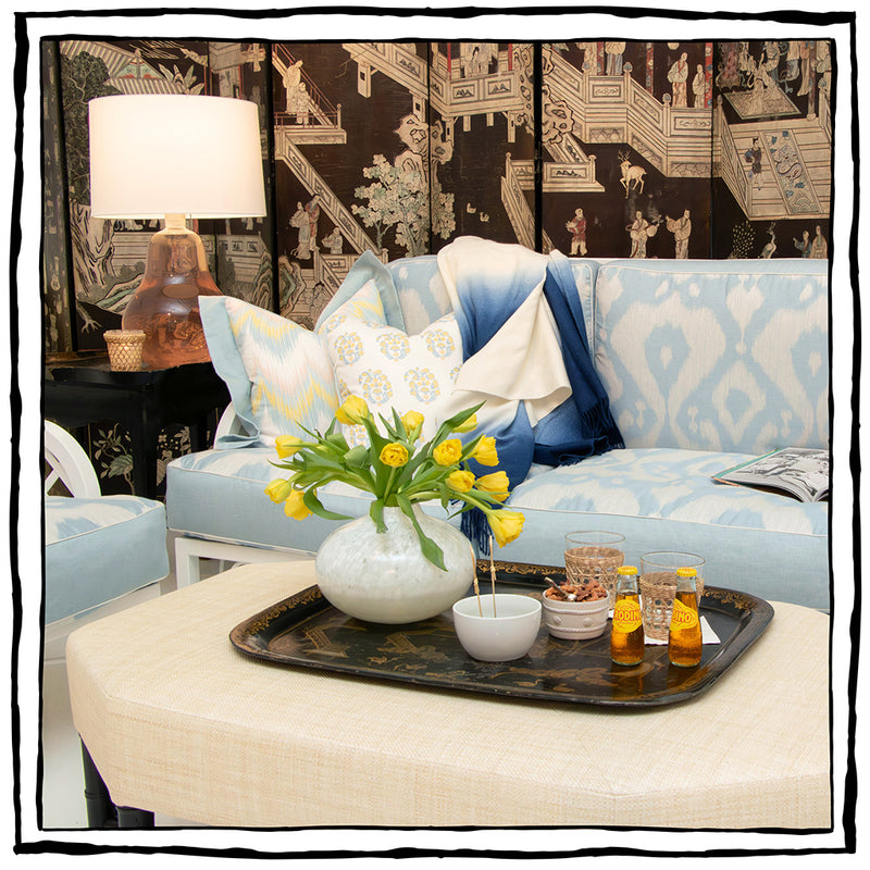 White Lacquered Wrought Iron Sofa and Two Armchairs in the Style of Emilio Terry