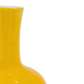 Set of Six Yellow Chinese Ceramic Vases