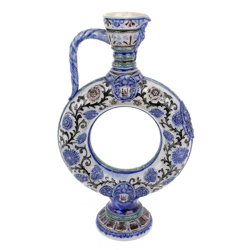 Pair of Salt Glazed Ewers in the Style of Westwald