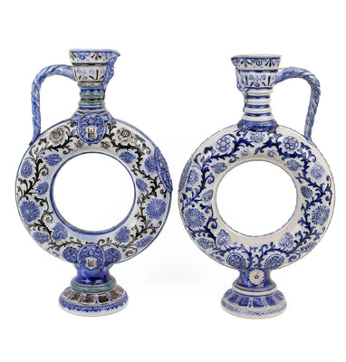 Pair of Salt Glazed Ewers in the Style of Westwald
