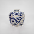 A Chinese Blue and White Porcelain Rice Bowl and Cover with Dragon Motif