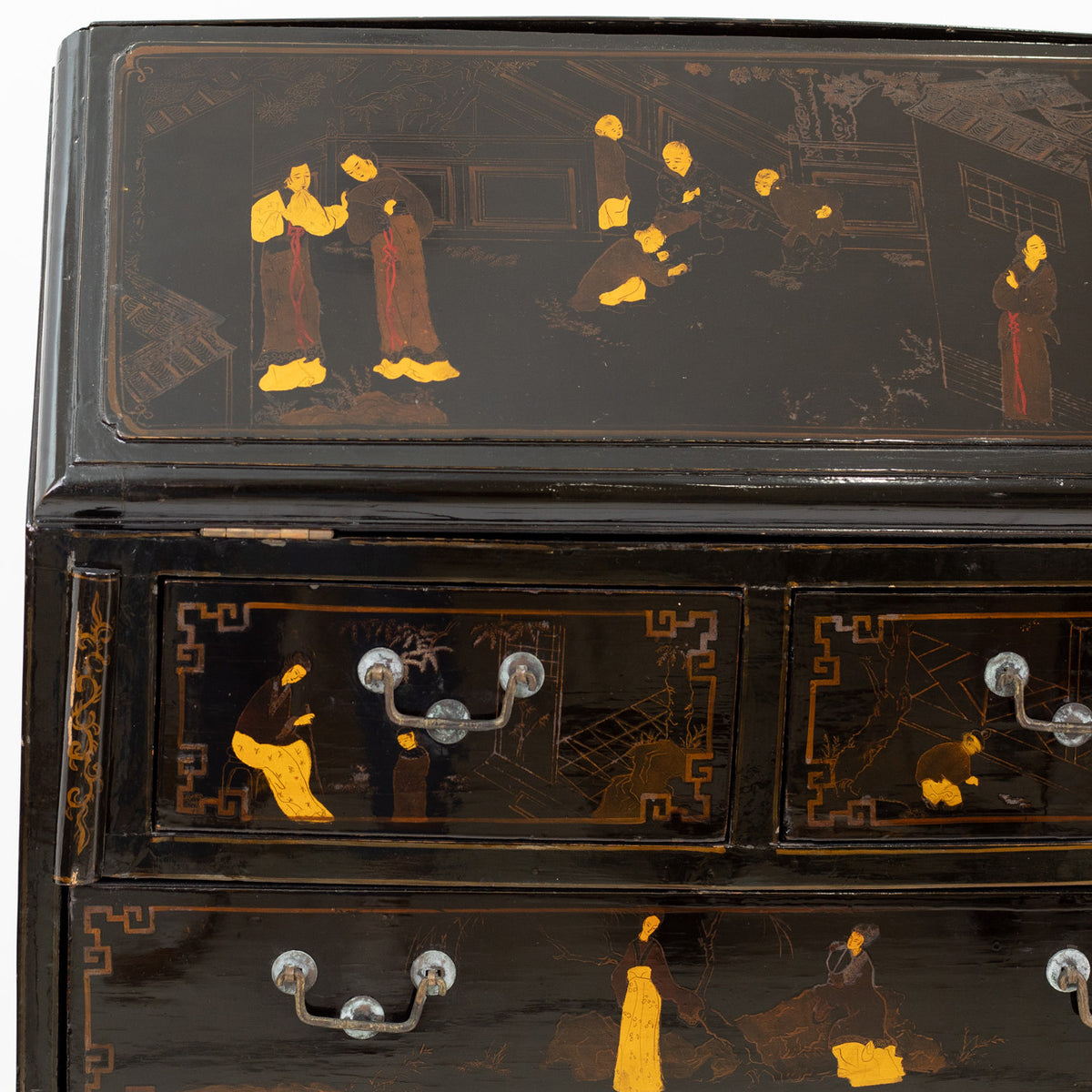 Chinese Export Drop-Front Desk