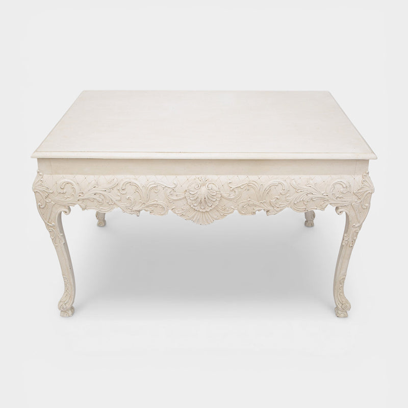A Vintage Chippendale Style Table with Carved Details