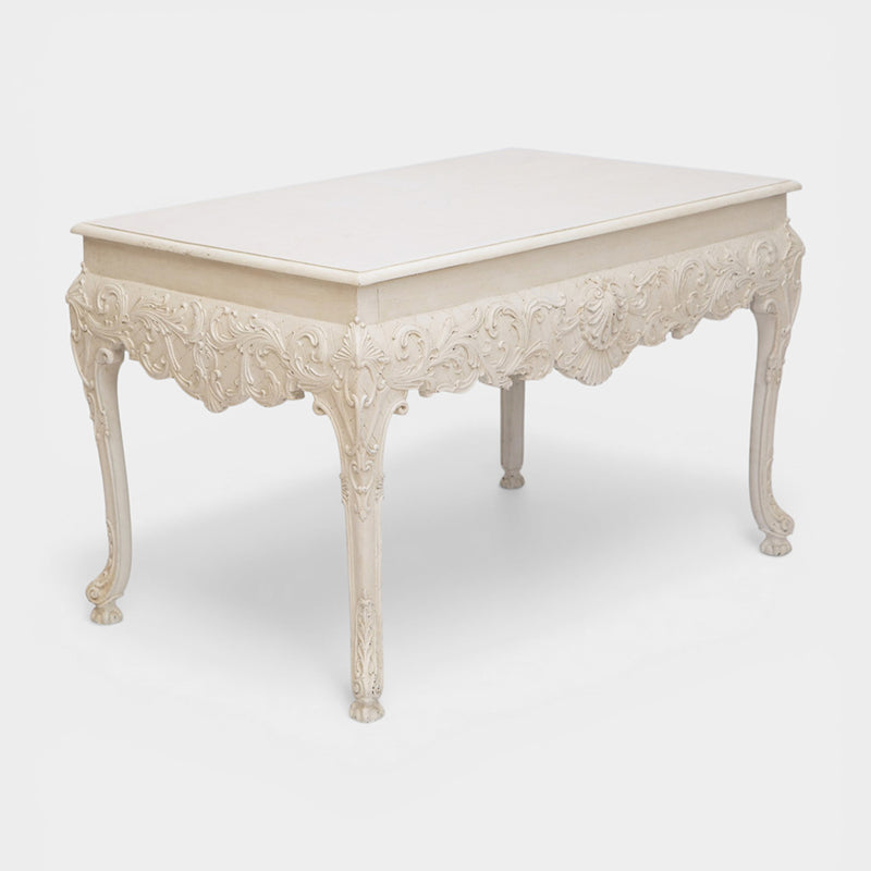 A Vintage Chippendale Style Table with Carved Details
