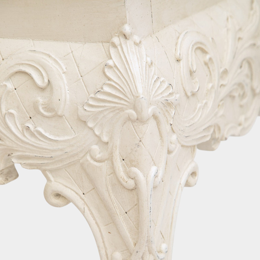 A Vintage Chippendale Style Table with Carved Details