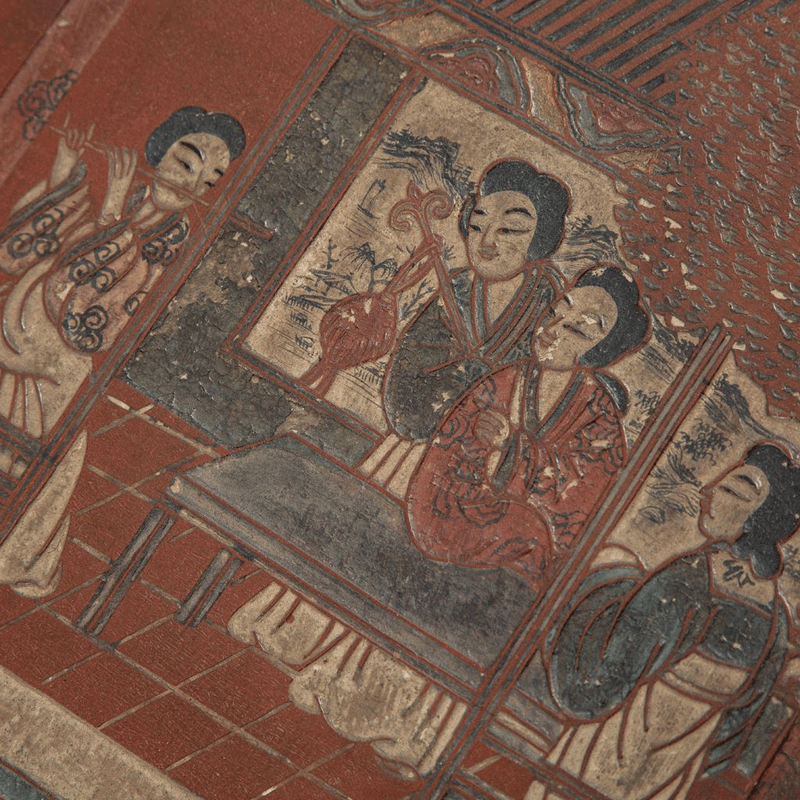 A Pair of Coromandel Screen Gilt Iron Coffee Tables