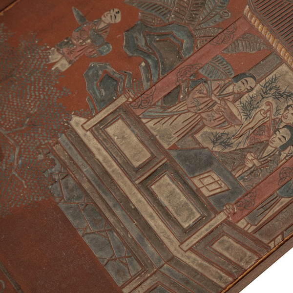 A Pair of Coromandel Screen Gilt Iron Coffee Tables