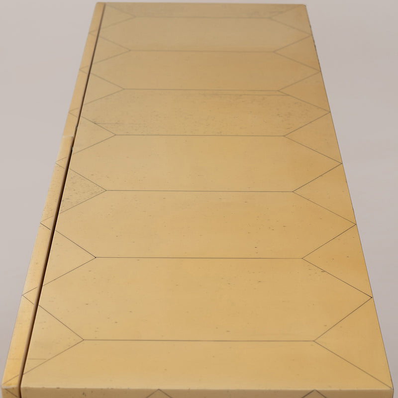 Faux Bone Cabinet in the Style of Karl Springer