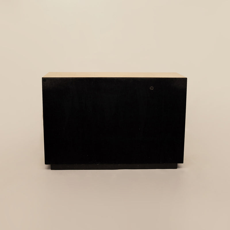 Faux Bone Cabinet in the Style of Karl Springer