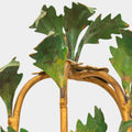 A Pair of Folate Three-Light Tole Sconces