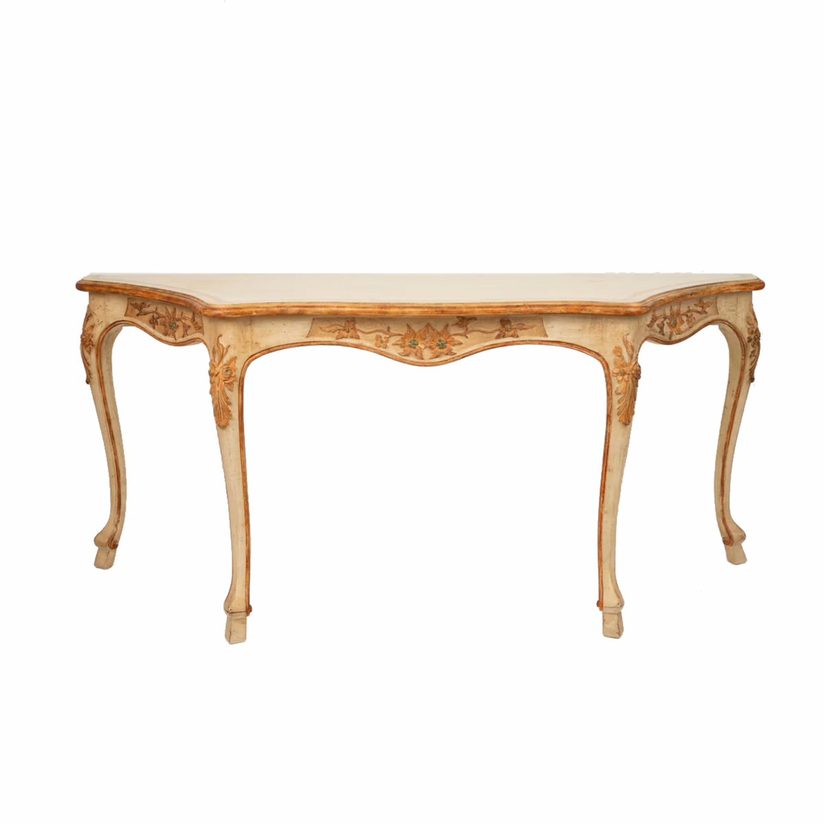 A Rococo-Style Painted Console Table