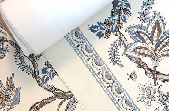Fabric as Wallpaper
