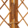 Rattan and Bamboo Four Part Screen