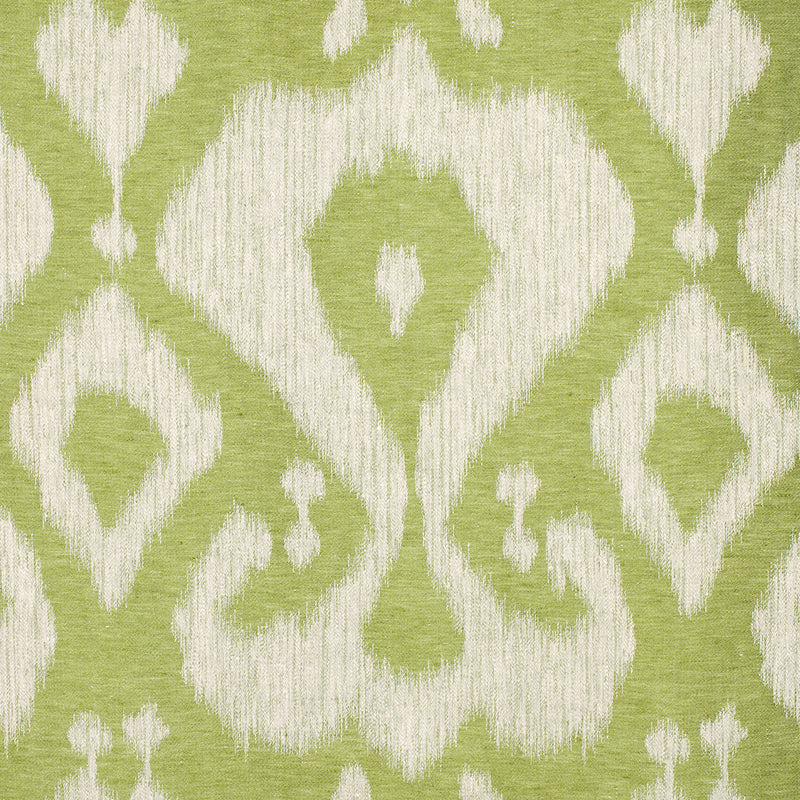 Lino Ikat Alfio - Celery (Memo)