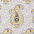 Jaipur Paisley - Pewter & Saffron (Memo)