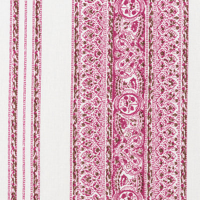 Jaipur Stripe - Cerise & Sable (Memo)