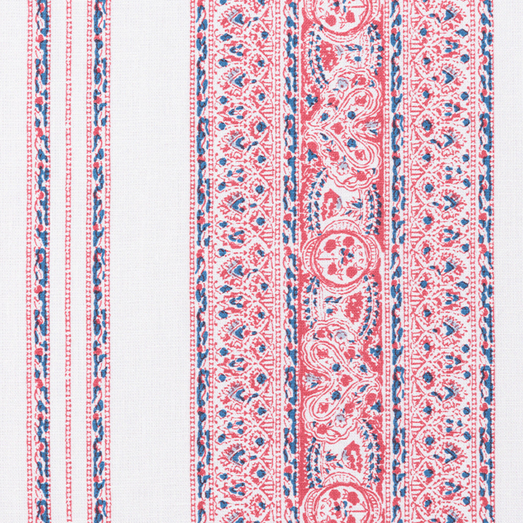 Jaipur Stripe - Coral & French (Memo)