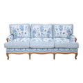 A Louis XV Style Three Seat Sofa in Srinagar and Srinagar Stripe