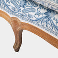 A Louis XV Style Three Seat Sofa in Srinagar and Srinagar Stripe